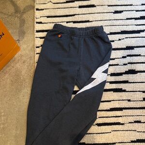 Kids size 12 dark gray aviator nation sweats